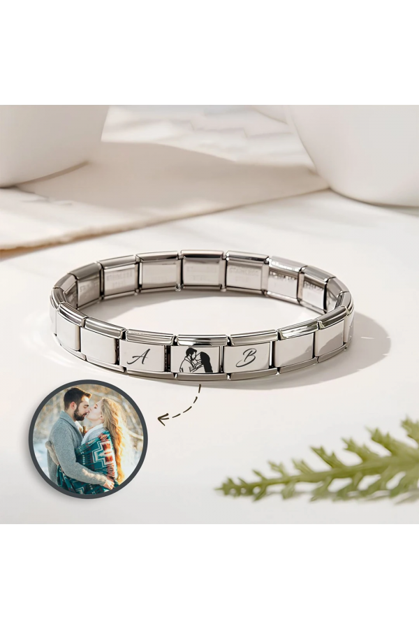 Kişiye Özel İtalyan Anı Charm Bileklik