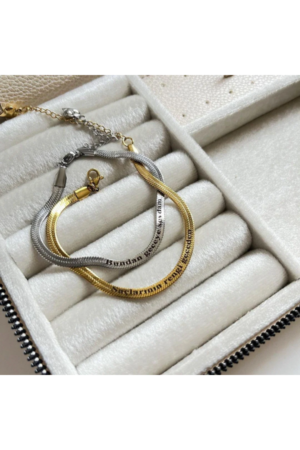 Kişiye Özel Yazılı Bileklik - Tek Adet