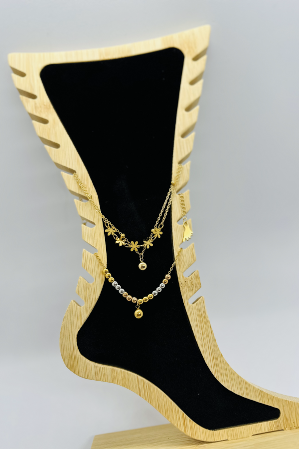 İnci Çiçekli Halhal İnci Çiçekli Halhal