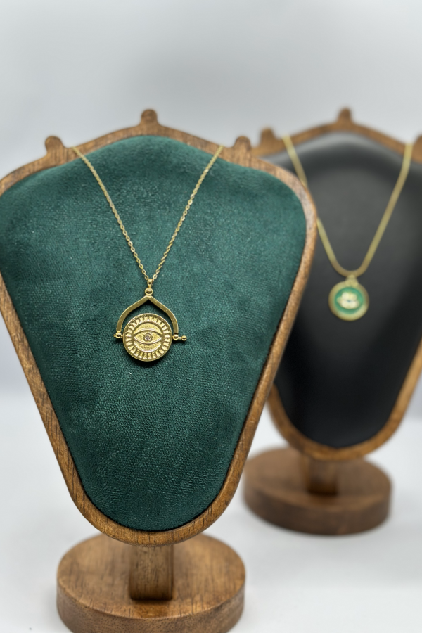 Madalyon Kolye ( 360 Derece Döndürülebilir )